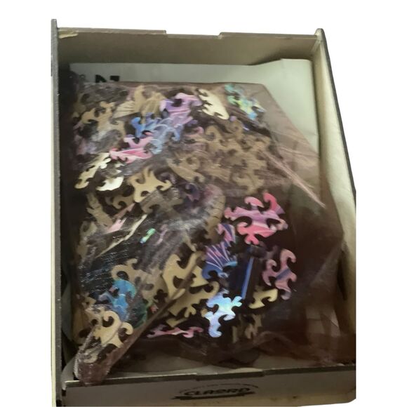 CLAORD Multicolor Hummingbird Figured Wooden Puzzles Jigsaw - Picture 4 of 7